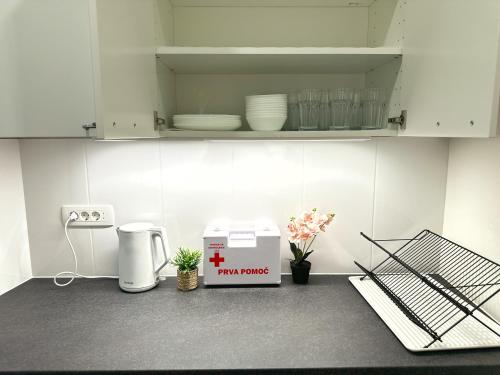 köök, JMC Residence Rooms Ljubljana near Kolmiksild