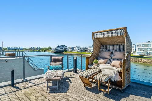 Balcony/terrace, An Bord 2 in Olpenitz