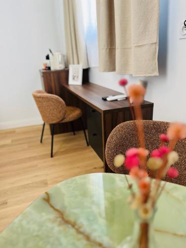 La Maison Kerguelen - Chambre double - Hôtel - Quimper