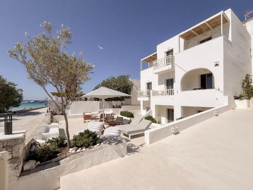 Pohled zvenku, Utopia Hotel in Koufonisia