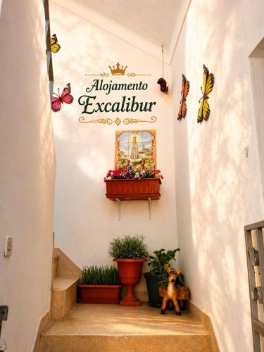 Viesnīcas āriene, Alojamento Excalibur in Longroiva