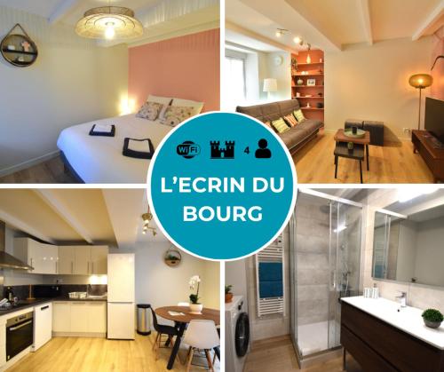 L'Écrin du Bourg - 2 min Château & Maison Bernadette