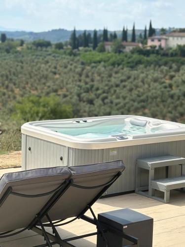 bubbelbad, Podere La Quercia in Sant Andrea