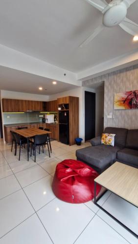 Kitchen, Onsen Premium Suites Tambun by BYON in Tambun
