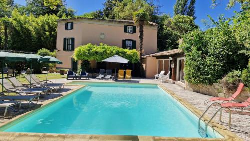 Domaine 15 pers, Piscine, Pétanque, Canal du midi