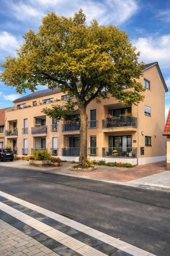 Viesnīcas āriene, Ferienwohnung Heiter -ruhig - Terrasse -Stellplatz - WLAN - Vollausstattung - Entspannen am Rande de in Nesse-Apfelstadt
