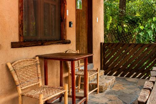 Erkély/terasz, Ixak Cabañas (Ixak Cabanas) in Huichihuayán