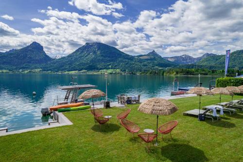 Beach, Romantik Hotel Im Weissen Rossl in St Wolfgang im Salzkammergut