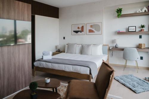 Roma Sur Loft, Amazing Views, Fast Wifi, King bed