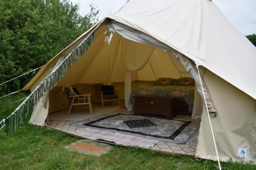 Finch Bell Tent at Lakeside Escape in Clevedon