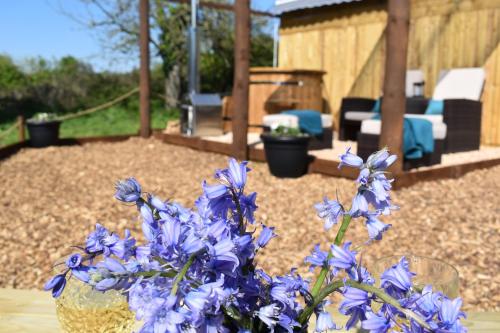Pezsgőfürdő, Finch Bell Tent at Lakeside Escape in Clevedon