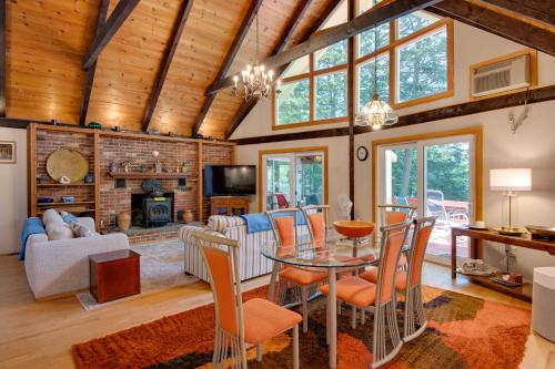 Waterfront Lake Arrowhead Cabin w/ Dock & Fire Pit