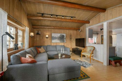 Exterior view, Cottage With Sauna Near Ski Trails In Sjusjøen in Sjusjoen