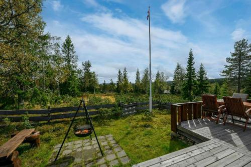 Exterior view, Cottage With Sauna Near Ski Trails In Sjusjøen in Sjusjoen