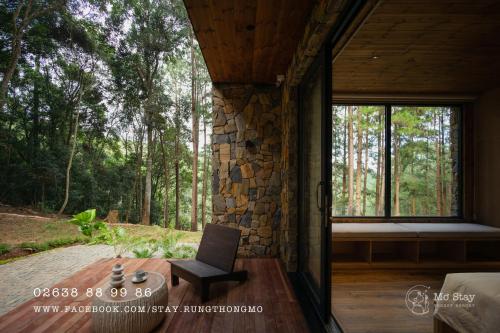 Balcony/terrace, Mơ Stay - Forest Resort in Tuyen Lam Lake