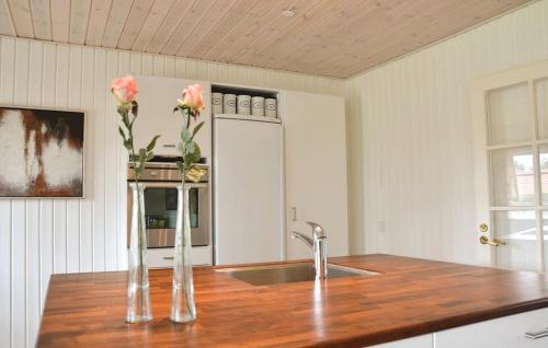 Cozinha, 3 Bedroom Awesome Home In Kirke Hyllinge in Kirke-Hyllinge