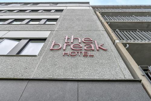 A szálláshely kívülről, The Break Hotel in Herning városközpont