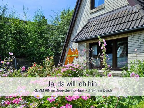 Fewo Kumm rin - Ihre private Nordsee-Oase direkt hinter dem Deich - privater Gartenstrand - Sauna & Kamin - Vieles für den kleinen Gast in Carolinensiel, Deutschland
