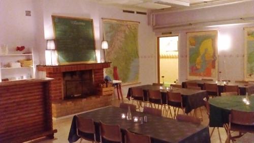 레스토랑, Gafsele Lappland Hostel in 오셀레
