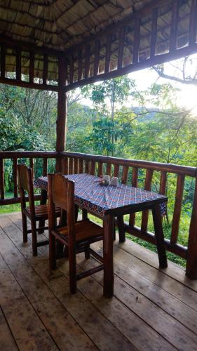 Balkon/terasa, Habinyanja Community Lodge in Kanungu