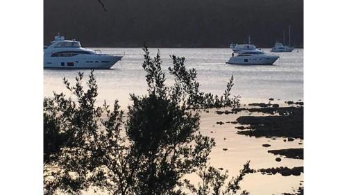 Skats, Banyula Cove by Tiny Away in North Bruny