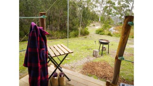 Banyula Cove by Tiny Away in North Bruny