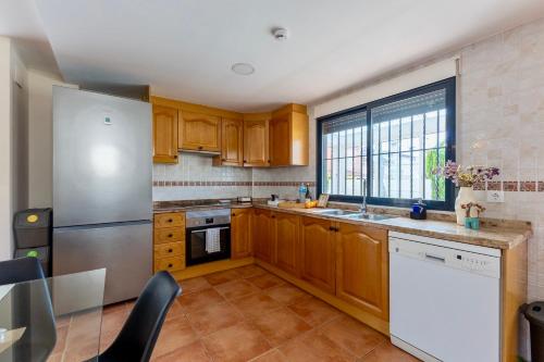 廚房, Duna Blanca House - Piscina privada - 450m de la playa in 達伊穆茲