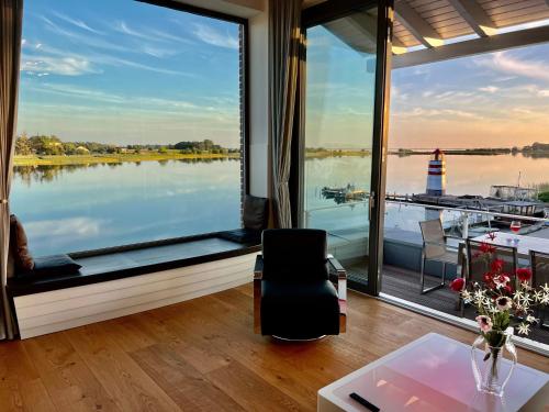 Apt "Sunset Lounge" in Waase - Ummanz - Meerblick, Kamin, Sauna in Ummanz
