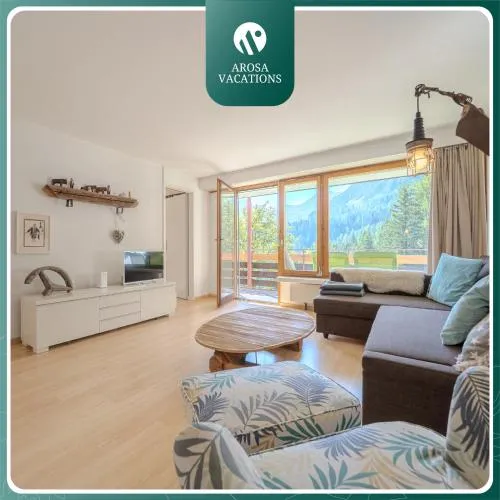 Marlenca 2 by Arosa Vacations, Familienwohnung mit Bergblick in der Nähe des Skilift-Kulm in Arosa, Schweiz