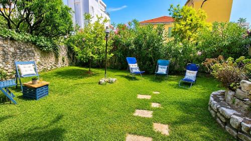 Provençal gem - large garden in Beaulieu - 6min walk to the beach