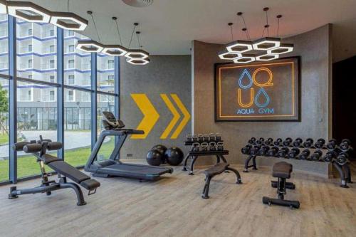 Fitness center, Arena Lucky Condotel in Bai Dai Beach