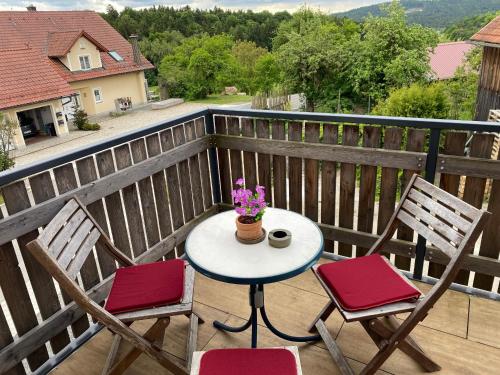 Balkons/terase, Ferienwohnungen Kiesenberg in Thanstein