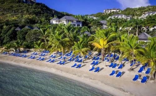 Beachfront Villa at Nonsuch Bay Resort with Panoramic Ocean Views in Freetown