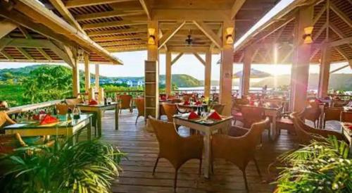 Beachfront Villa at Nonsuch Bay Resort with Panoramic Ocean Views in Freetown