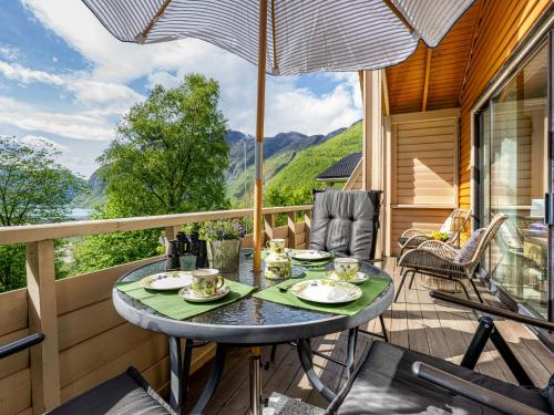 Балкон, Holiday Home Høyanger Panorama by Interhome in Хьойангер