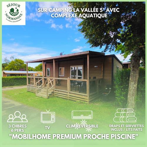 Séjour Normandie - Houlgate - Mobilhome premium 3ch-6p avec clim & TV - Camping 5 étoiles - 045 - Camping - Houlgate