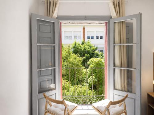 شرفة/ تراس, Pensión Bandrés Huesca Centro (Pension Bandres Huesca Centro) in مركز مدينة أويسكا