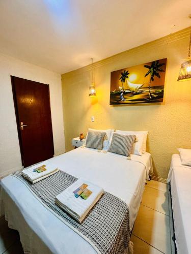 1 double bed, 1 twin bed