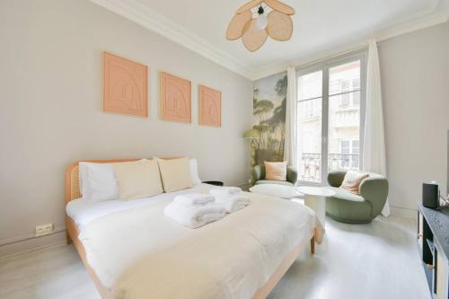 Eiffel Tower and Champs Elysees Stylish Studio