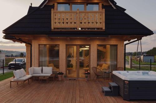 A szálláshely kívülről, Lovelia Luxury Chalet & Jacuzzi in Witow