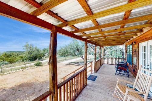 Dog-Friendly Gem on 11 Acres with Valley Views, Deck, Gas Grill, Fireplace, Fredericksburg