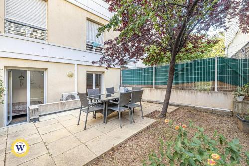 Appartement avec terrasse-jardin au centre de Nice