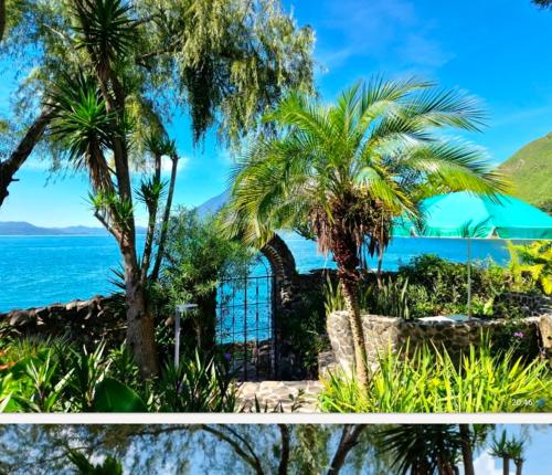 Garden, GuateMia Delux Prived bath Queenbed Prived Beach area in Santa Cruz la Laguna
