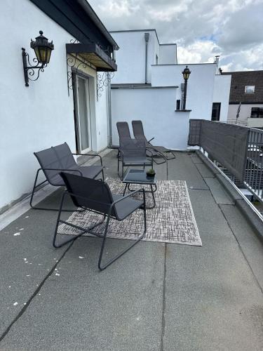 Erkély/terasz, Ferienwohnung in der Innenstadt in Euskirchen