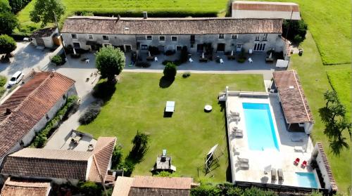Viesnīcas āriene, La Maison Blanche - La Garenne gite in Paizay-le-Chapt
