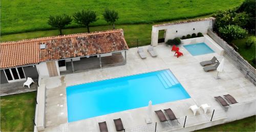 Viesnīcas āriene, La Maison Blanche - La Garenne gite in Paizay-le-Chapt