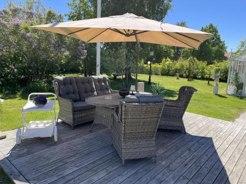 Balcony/terrace, Holiday Home Herrgarden by Interhome in Vimmerby