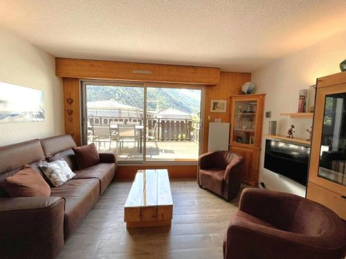 Appartement Chamonix, terrasse, 4 pers, parking privé - FR-1-343-172
