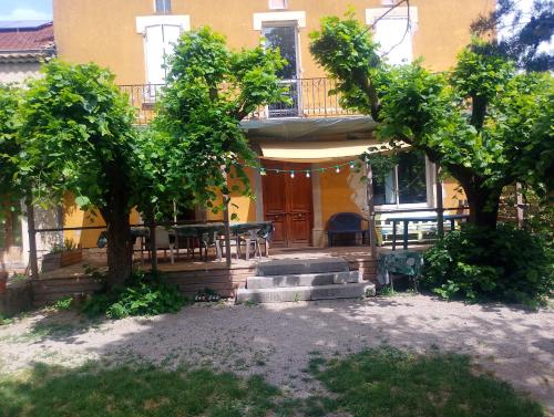 A szálláshely kívülről, Domaine Hermiton in Luc-en-Diois