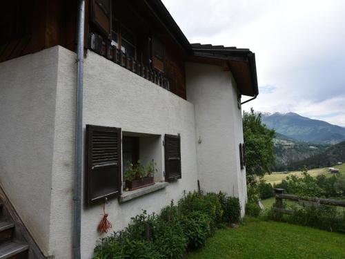 detached holiday home in Grengiols Valais views